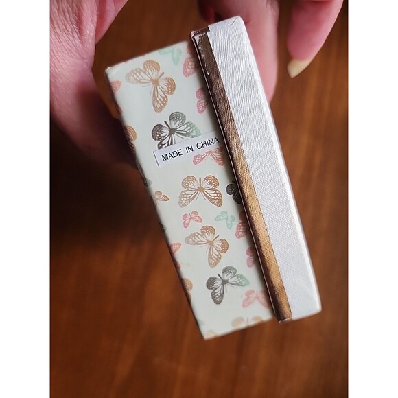 ADRIENNE VITTADINI Necklace Earring Set CZ Rose/gold- Colored NIB - Picture 12 of 13